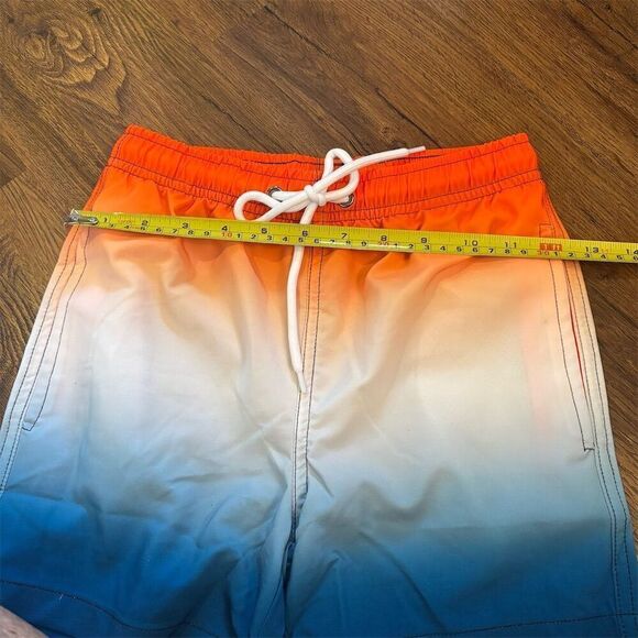 Boys Swim Trunks Size 6-7 Gradient Quick-Dry Swim Shorts - Picture 7 of 7